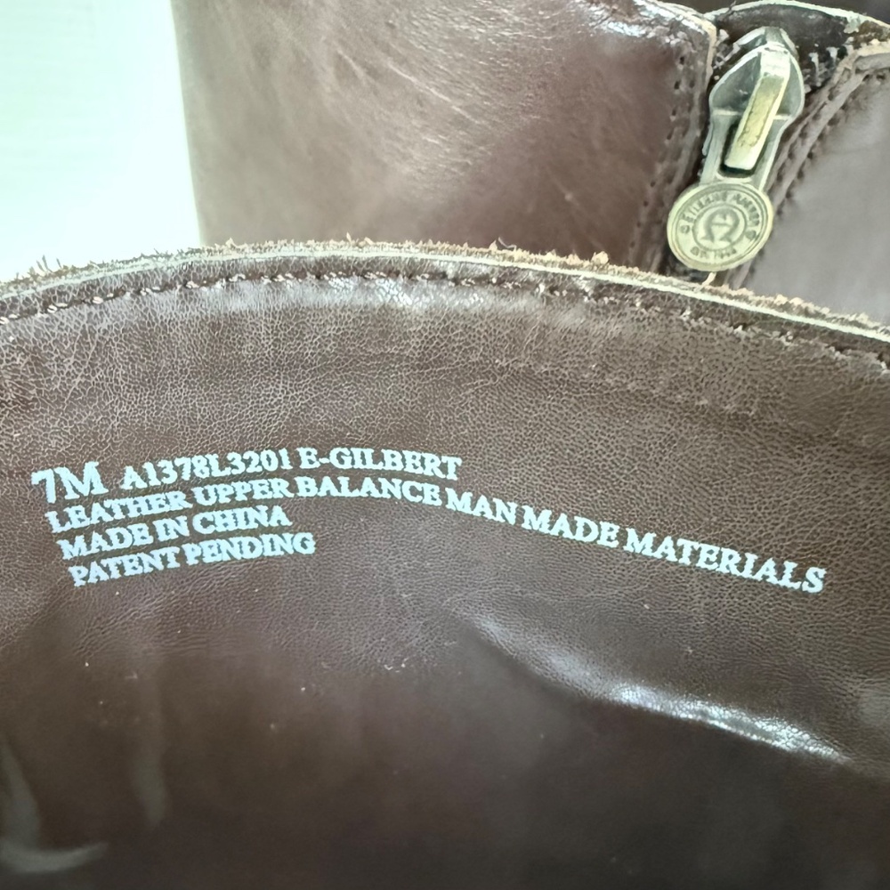ETIENNE AIGNER | Vintage Leather Monogram E-Gilbert Brown Riding Boots Sz 7 - Picture 8 of 8